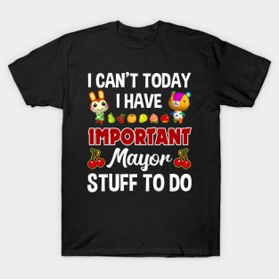 I Have Important Mayor To Do T-Shirt